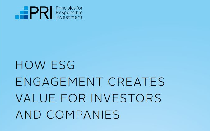 How ESG engagement creates value for investors and companies