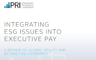Integrating ESG issues into executive pay