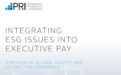 Integrating ESG issues into executive pay