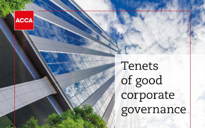 Tenets of good corporate governance
